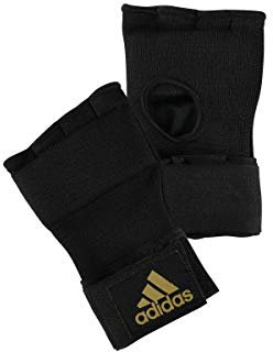 adidas Herren Super Inner Padded Hand Gloves Black/Yellow, Medium