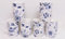 Blue Persia Mugs Set of 6 Fine China Classic Oriental Blue & White Flowers Floral Windsor Cups Hand Decorated in UK