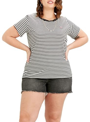 Levi's Plus Size The Perfect T-Shirt Femme Raita Stripe Caviar 4XL