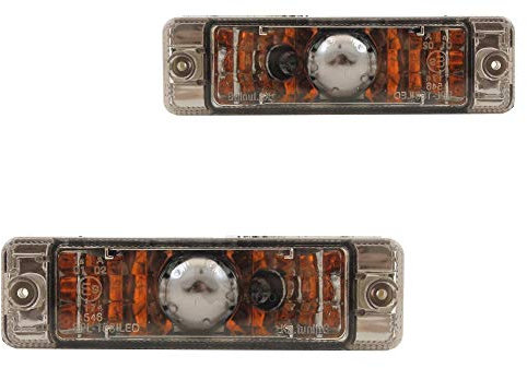 Frontblinker Blinker Satz mit Standlicht Klarglas smoke schwarz für 1 Cabrio
