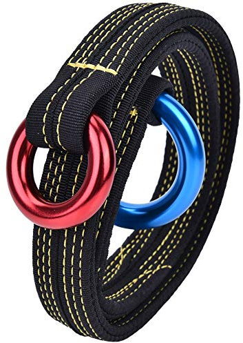Kletterleine Klettern Rettungsdrahtseil Outdoor-Kletterleine Schlingen mit Aufhängeringen zum Wandern Camping Reisen