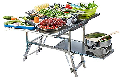 YUEWO Multifunktionale Outdoor Mobile Küche Portable Camping Feld Kochgeschirr Camp Küche Kit Liefert Selbstfahrende Tour Ausrüstung