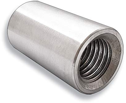 Gewindemuffen rund A4 Edelstahl Muffe Verbindungsmutter Langmutter Distanzmutter V4A runde Ausführung M6 M8 M10 M12 M16 M20 (1, M8 x 20 mm)