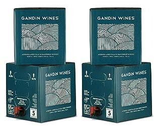 Bag in Box vino Sauvignon 2x 5L + Bag in Box vino Chardonnay 2x 5L - Vigne di Giulia