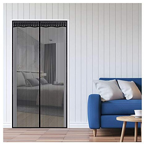 Zanzariera Magnetica Adesivo 175x245cm,Tenda Zanzariera Magnetica,Per Ferro, Porte In Alluminio E Balcone, Soggiorno, Porta Scorrevole,Facile Montaggio