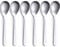 FULLYWARE Demitasse Lot de 6 cuillères à café en acier inoxydable finition satinée 11,9 cm