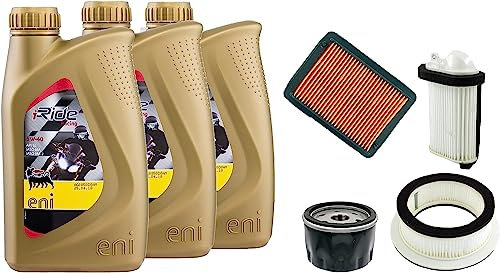 KIT TAGLIANDO FILTRO OLIO FILTRO ARIA ED OLIO COMPATIBILE PER YAMAHA TMAX T-MAX 500 DAL 2008 AL 2011