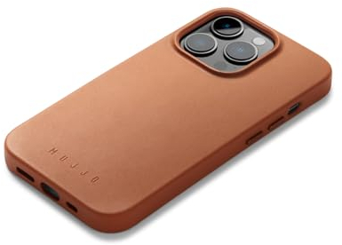Mujjo Full Leather Case for iPhone 14 Pro with MagSafe (Tan)
