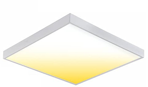 ENERGMiX 60x60 LED CCT Smart Wi-Fi Panel Aufputz Panel Aufbau Deckenleuchte Deckenlampe Dimmbar Sprachsteuerung Smartphone (APP) Steuerung inkl. Rahmen