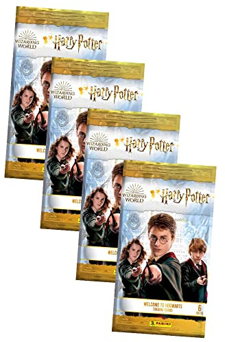 Panini Harry Potter Karten Serie 2 - Welcome to Hogwarts Trading Cards - Sammelkarten - 4 Booster