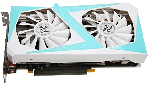 Sxhlseller GDDR6 Graphics Card, Computer Gaming Graphics Card, RTX2070 8G D6 1410MHz 8750MHz 8GB 256bit, with Dual Fans for Computer Gaming Video Editing