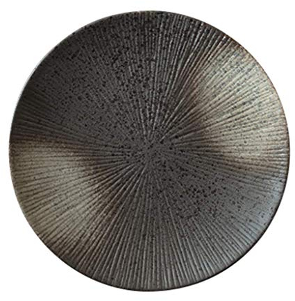 Assiette ROLTIN, plat de cuisson en céramique mate, petites assiettes à lasagnes rondes individuelles uniques