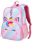 Kasgo Kinderrucksack, Niedlich Vorschule Kinder Rucksack Kindergartenrucksack Kleinkind Schulrucksack mit Brustgurt für Mädchen Jungen 3-7 Jahren Einhorn