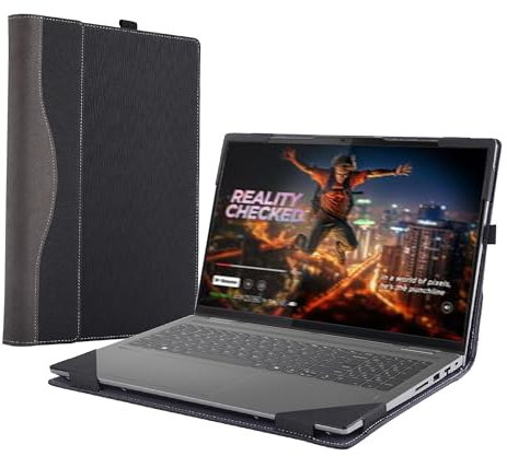 Laptop Case Cover for Lenovo 16 Yoga 7i 2-in-1 for Yoga 7 16IML9 Gen 7/8 / 9 [Do Check Model] Notebook Sleeve Computer Bag Protective PU Shell Accessories with Heat Dissipation Hole (Black)
