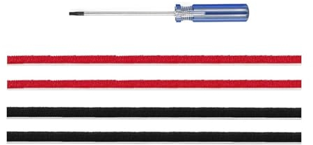 Futaoo 4pcs Plush Strips compatible V6 V7 V8 V10 Vacuum Cleaner Spare Parts Rolling Brush Strips And Screwdriver Household Clenaing Tool