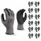Durabull Latex Coated Work Gloves - Heavy Duty Protective Gloves For Builders, Garden & Working. Secure Fit With Anti Slip Grip. (Grey, 11 (XXL))