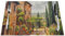 Platzdeckchen-Set, Motiv: Italien toskanisch, bedruckt, PVC, hitzebeständig, waschbar, Untersetzer für Zuhause, Küche, Dekoration, Esstisch, 4 Stück
