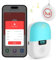Notrufknopf für Senioren,Shinmax Senioren Notruf WiFi Smart APP Notfallknopf für Senioren Patienten Behinderte Schwangere Kinder Hausnotruf Alarmknopf Einstellbare Beleuchtung (1 Sender +1 Empfänger)