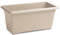 Stefanplast mediterraneo fioriera rettangolare 60 cm colore bianco travertino