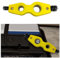 Car Battery Terminal Cleaning Brush, 4 in 1 Anti-Rust Auto Battery Cleaner with Steel Wire, Universal Vehicle Battery Terminals Machine Parts Cleaning Tool Accessories (Yellow)
