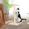 Griffoir pour Chat, Poteau Griffoir Chat Poteau à Griffer Arbre à Chat Crème 35x35x70 cm