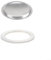 Set di guarnizioni di ricambio in gomma siliconica per caffettiera, moka, con filtro per macchina da caffè espresso, piano cottura, diverse dimensioni disponibili (6 tazze + setaccio)