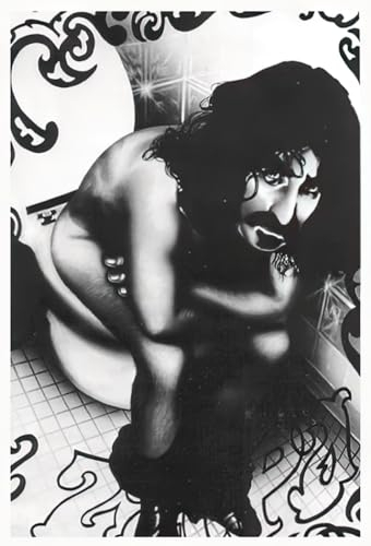 Close Up Frank Zappa Poster Sitting on Toilet (66cm x 96cm)