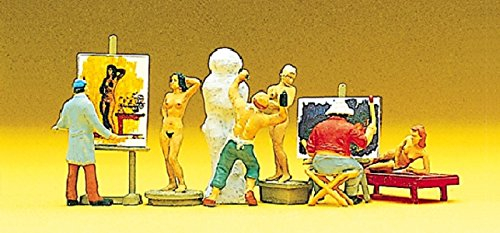 Preiser H0 10106 Figuren-Set Maler Bildhauer Modelle 1:87