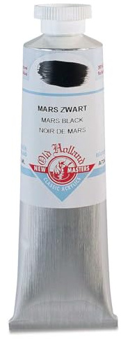 Old Holland : New Masters Classic Acrylics : Mars Black 60ml tube