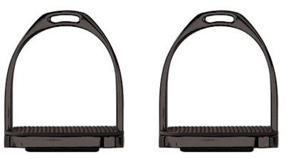 Perri 's Gelenk Steigbügel, schwarz, 4 3/4