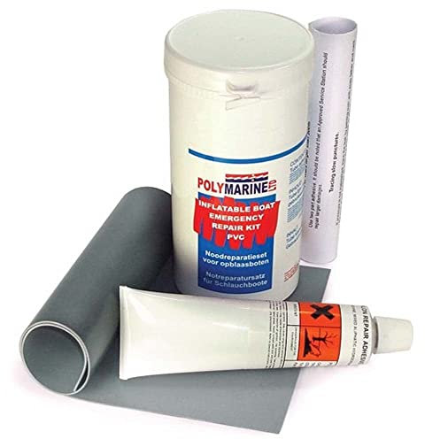Polymarine - Inflatable Dinghy Emergency Repair Kit - PVC (Grey)