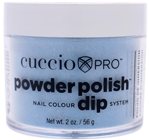 Cuccio Powder Polish Dip 56 g, Deep Blue Glitter