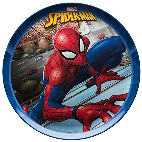 Zak Designs Spiderman Classic 10in Melamine Plate Standard