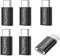 GeekerChip Adaptador USB C a Micro USB,Micro USB a Type C Conector para Galaxy S10+/S9,Mate 20/30/30Pro,P20/30,Honor 10/20,Xiaomi 9/9Pro,Redmi Note 8/7[6 Pack]