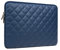 RAINYEAR 11 Inch Laptop Sleeve Diamond PU Leather Protective Shockproof Case Cover Water Resistant Carrying Bag Compatible with 11.6 MacBook Air Surface for 11 Notebook Computer Chromebook(Navy Blue)