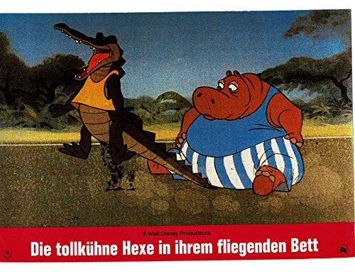 Die tollkühne Hexe in ihrem fliegenden Bett - 3 Aushangfotos - 24x30cm (919)