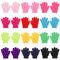 QKURT 12 Paare von Kinderhandschuhe, Magische Stretch Handschuhe Voller Finger Kinder Handschuhe für 3~6 Jahre alte Kinder Mädchen Jungen