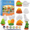 Funto Paint Your Own Dinosaurs Painting Kit, Arts and Crafts Set, STEAM Project Creative Activity DIY Toys, with 6 Figurines, 6 Paint Pots, 1 Brush
