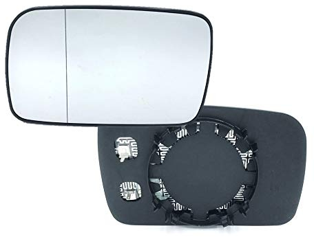 HZ-DESIGN kompatibel mit Spiegelglas Spiegel Außenspiegel Glas Links beheizbar passend für Polo 6N1 6V2 6V5 94-99