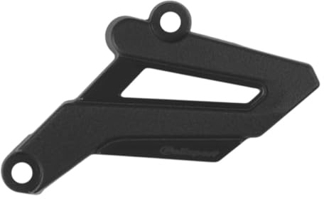POLISPORT 8487100001 - Kettenradschutz aus leichtem Kunststoff mit hoher Haltbarkeit und Widerstandsfähigkeit compatible con motocicletas SHERCO in farbe Schwarz