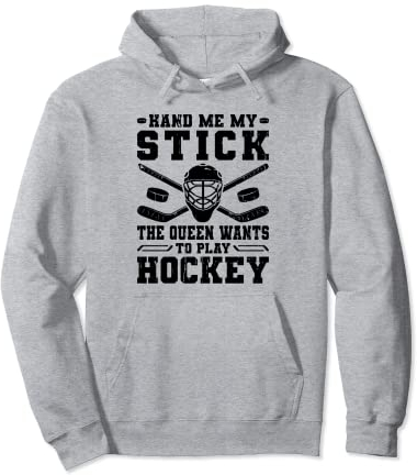 Eishockeyschläger Frauen Mädchen Hockey Pullover Hoodie