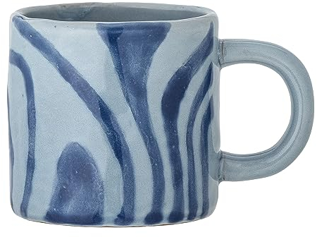 Bloomingville Becher NINKA Blau 250 ml Kaffeebecher Keramik Tasse