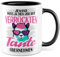 Tasse Tante Geschenk Jemand muss ja den Job der verrückten Tante übernehmen, Kaffeetasse Nichte Neffe Schwester Geburtstag Geschenkidee Weihnachten Patentante (Tante)