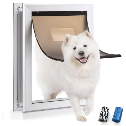 Superpotential Hundetür (groß, Aluminium, einzelne Klappe)