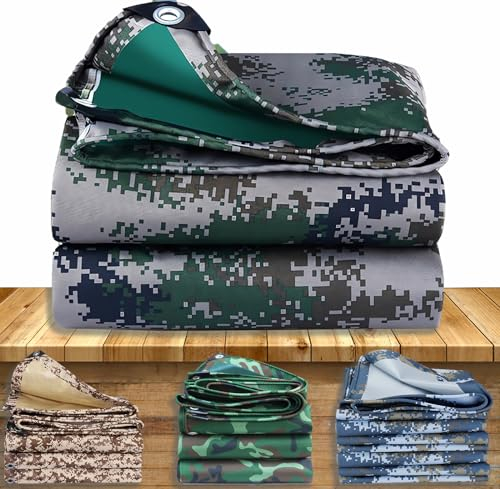 SDLLG Plane Abdeckplane mit Ösen 0,4mm Gewebeplane aus Oxford-Stoff Sonnensegel 1.2x3.2m wasserdicht Tarnplane 420g/㎡ Allzweckplane kann als Zeltplane Bauplane regenplane Bootsplane Holzplane