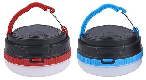 Sosoport 2 Stk Bootsausrüstung Campinglampe für den Innenbereich Arbeitslicht arbeitsleuchte Campinglaterne Campinglampe mit Lampenschirm Zeltlampe im Freien LED Lagerfeuer Arbeitslampe