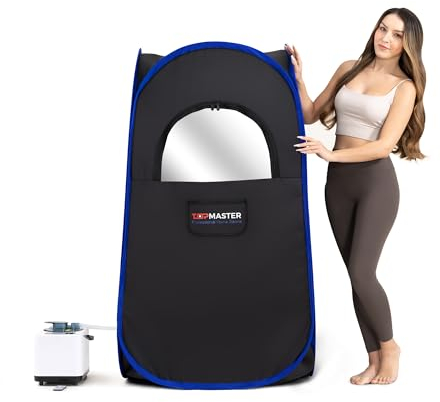 TopMaster Compact Infrared Home TMSAUST10BLK - Sauna, Color Negro