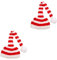 PACKOVE 2 STK -weihnachtsmütze Kleinkind-mütze Säuglingshut Mit Langem Häkeln Kostümmütze Kleinkind Kleider Hauben Für Babys Hutstütze Kleidung Neugeboren Garn Rot Foto