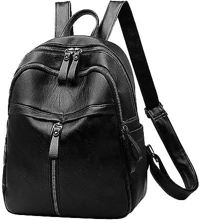Schöne Rucksäcke Für Mädchen Ananas Rucksack Damen Reißverschluss Freizeittasche Outdoor Reiserucksack Mode Doppelschulter Schultasche Rucksäcke Herren Wasserdicht Groß (Black, One Size)
