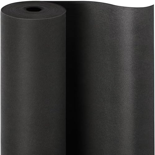 Tischdeckenrolle,Schwarz,1.18 x 25m,1 Rolle Tischdecke,Einweg Vlies Stoffähnlich,ideal für Jede Party,Hochzeit,Geburtstagsfeier,Gastronomie,Größe und Farbe nach Wahl